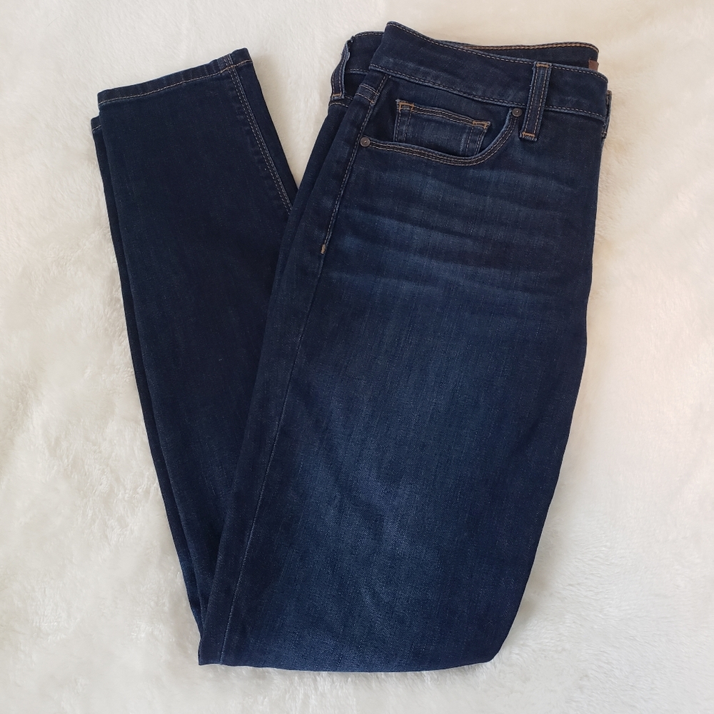 Joe's 29" dark wash mid-rise skinny jeans